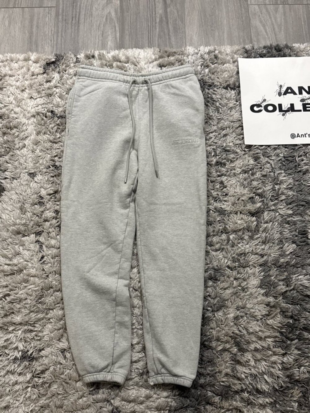 Nike Gray Air Jordan Heavyweight Adjustable Waist Sweatpants Men S S Sz SMALL